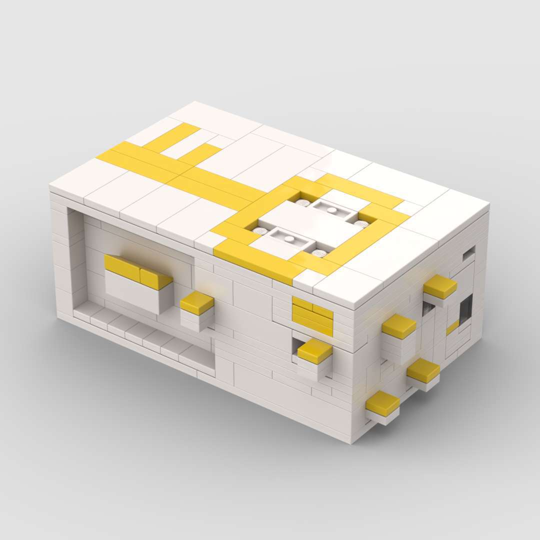 兼容乐高积木 小颗粒moc解谜烧脑锁住的抽屉解密钥匙盒puzzle跨境