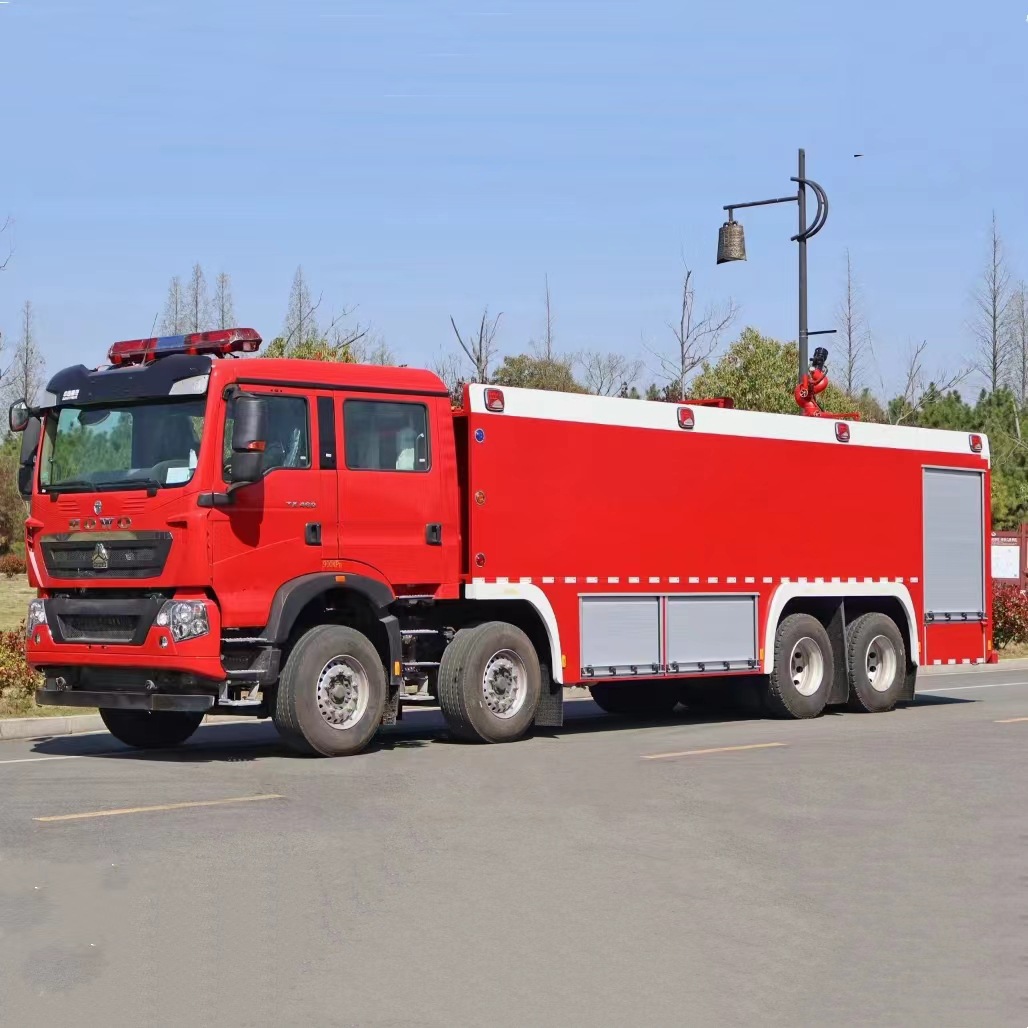 重汽豪沃前四后八25吨泡沫消防车-阿里巴巴