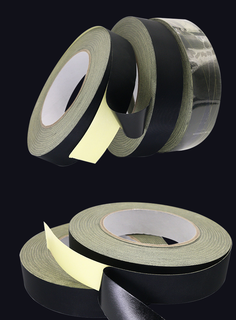 22mm黑色醋酸胶布易撕阻燃绝缘线束捆扎耐高温液晶屏醋酸布胶带