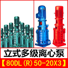 80DL50-20X3立式多级泵DLR型热水增压管道离心泵 高层建筑给水泵