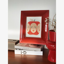 红色简约超前实木烤漆装饰画客厅沙发背景墙卧室高级餐柜书房壁画
