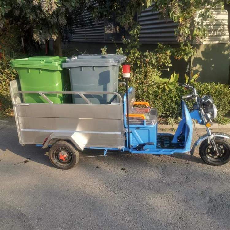 双桶垃圾车 小型环卫三轮车 电动2桶垃圾桶运输车-阿里巴巴