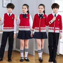 儿童演出服中小学生大合唱服装诗朗诵服校服冬季歌咏比赛表演服装