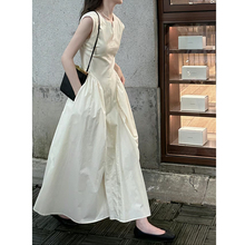 白色连衣裙女2024夏季新款裙子法式超好看夏天小个子春秋