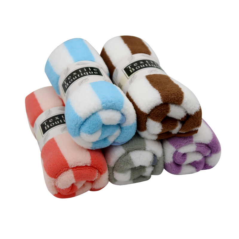 Factory Wholesale Coral Fleece Facecloth Absorbent Soft Lint-Free Face Wiping Towel Unisex Towel