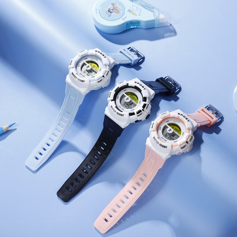 30M Waterproof Electronic Watch New Fashion Watch Multi-Color Student Luminous Multi-Functional Children Watches Watch