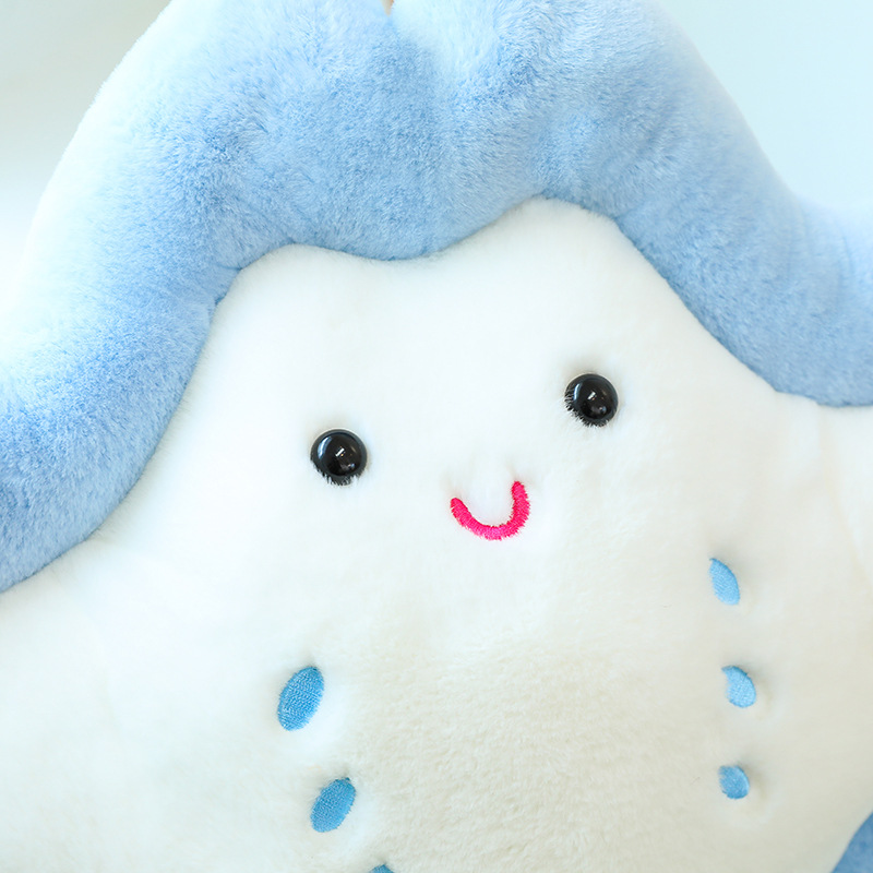 New Manta Ray Doll Plush Toys Cute Ocean Fish Doll Pillow Sofa Cushion Home Decoration Wholesale