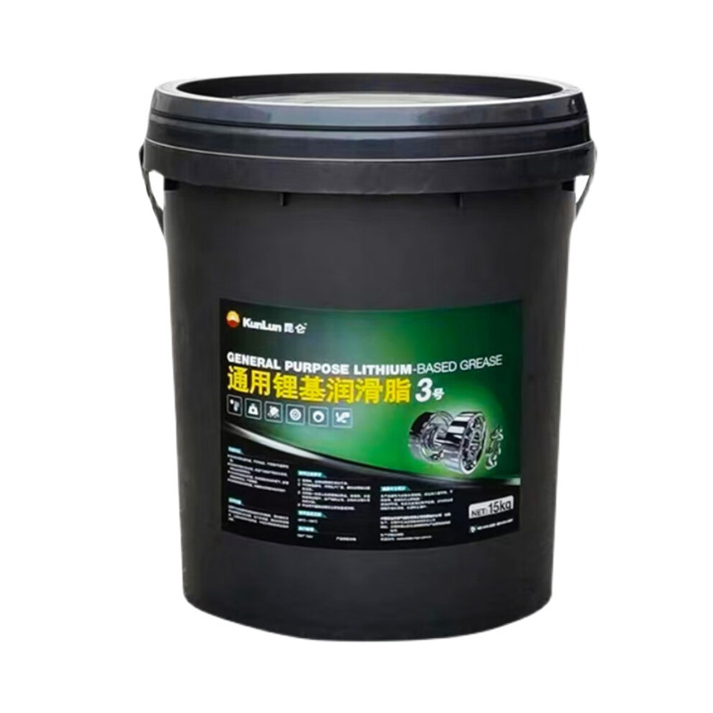 昆仑 通用锂基脂3号 润滑油润滑脂 3# 轴承电机黄油 15kg/桶