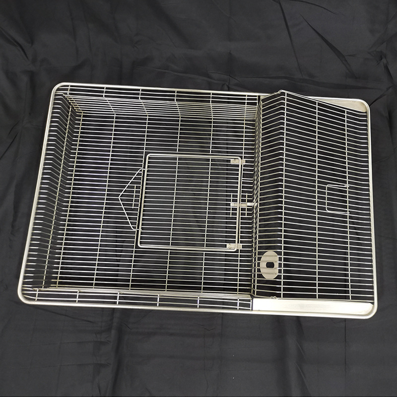 仓鼠笼实验室鼠笼小鼠饲养箱小鼠笼大白鼠繁殖箱笼具饲养盒笼子鼠