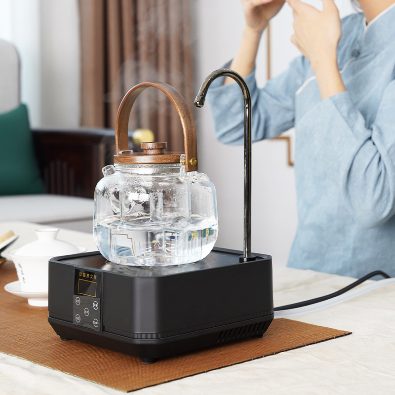 电陶炉电茶炉电茶具家用带抽水全自动保温小型煮茶器玻璃烧水茶炉