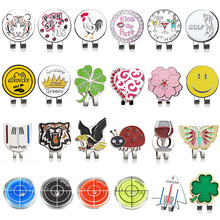 55 Kinds Different Design Golf Marker w Golf Hat Clip Clamp