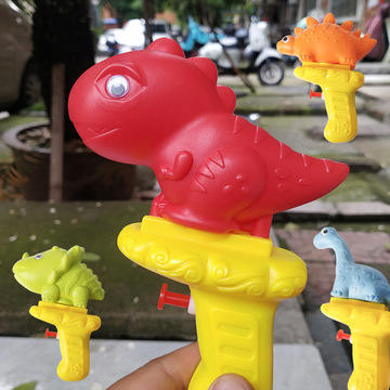 恐龙水枪霸王龙三角龙剑龙长颈龙小水枪儿童夏天沙滩互动玩具批发