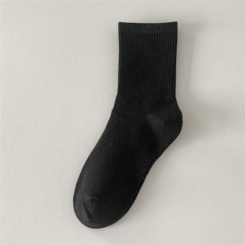 Mid-Calf Socks Men's Summer Pure Cotton Socks Stockings Sports Girdle Basketball Socks Zhuji Pure Cotton Men's Socks Wholesale