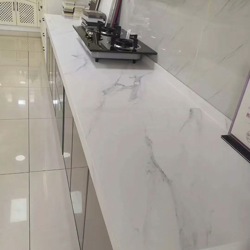 岩板厨房台面鱼肚白厨房橱柜灶台石英石人造石大理石石材板材