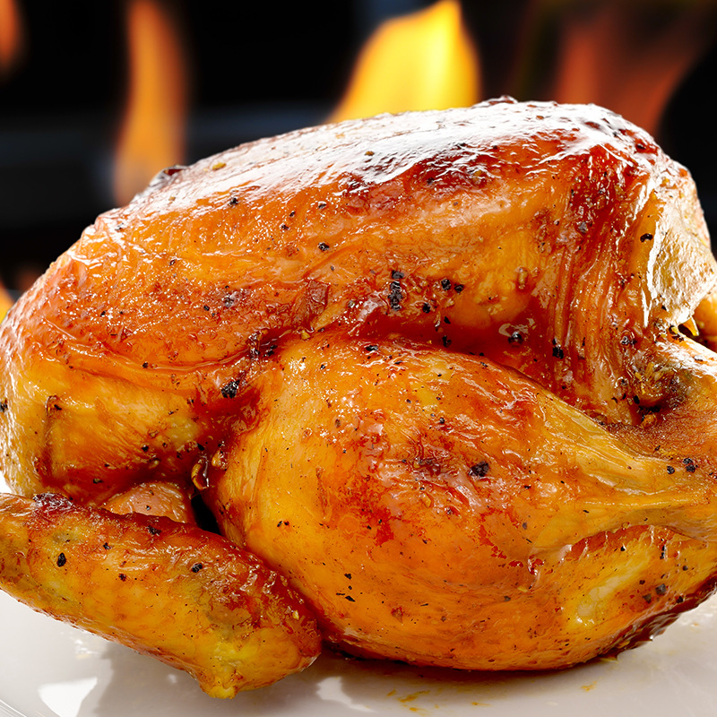 撩味厨易蒜香烤鸡 半成品餐饮社区团购 源头厂批发 烤鸡复热即食