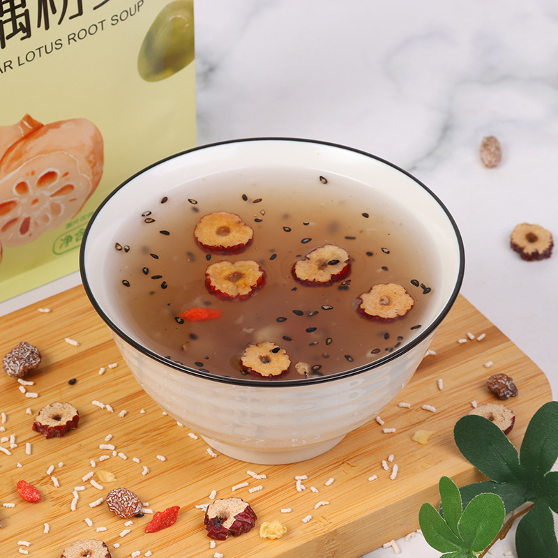 红枣银耳藕粉羹 速溶颗粒早餐饮品藕粉羹 冲剂红枣银耳羹袋装500g