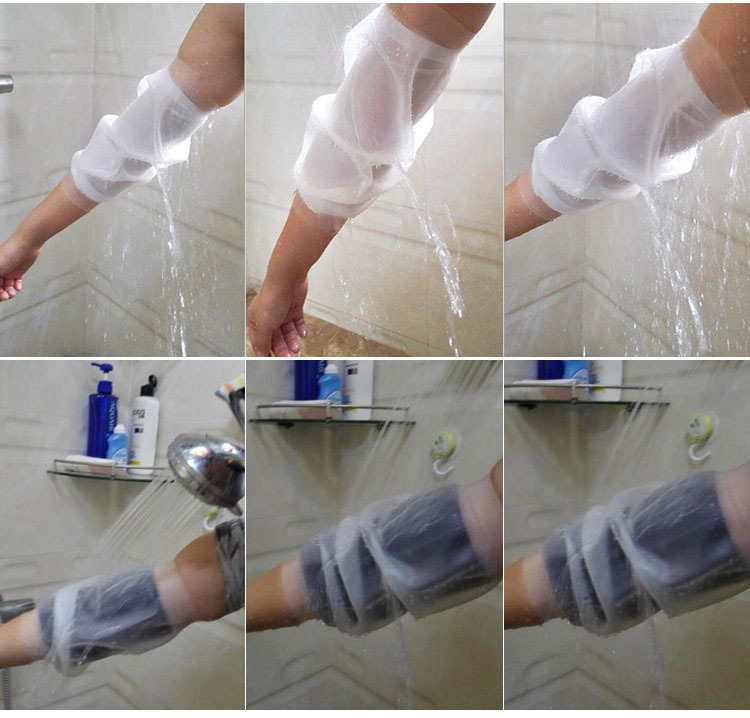 picc防水保护套手臂化疗洗澡硅胶保护套中心静脉置管护理袖套