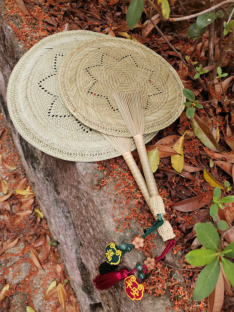 蒲扇中国风扇汉服古风手摇纳凉宝宝传统草编流苏老式扇子