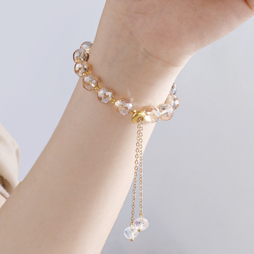 8mm切面大颗水晶石国风民族汉服搭配手链不褪色供货批-阿里巴巴