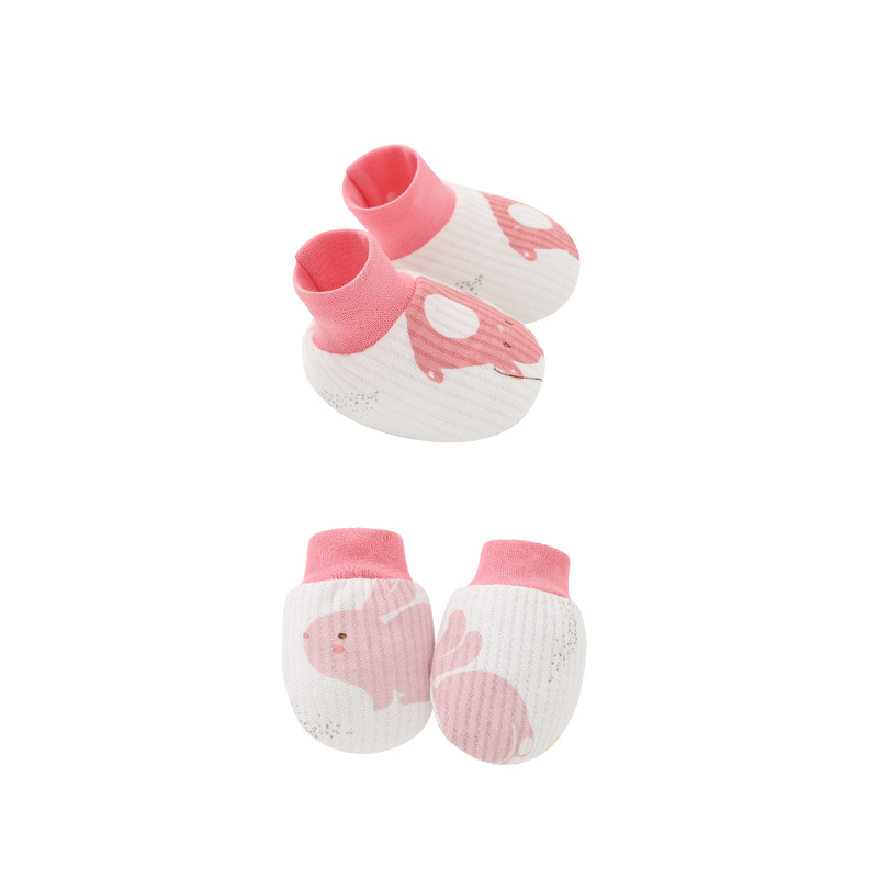 Foreign Trade European and American Babies' Newborn Fetal Cap Baby Gloves Booties Baby Hat Three-Piece Set 8922023