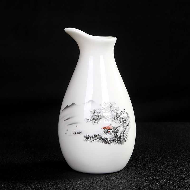 陶瓷小酒壶酒瓶酒具分酒器企鹅酒具礼盒套装酒杯家用白酒杯温酒壶