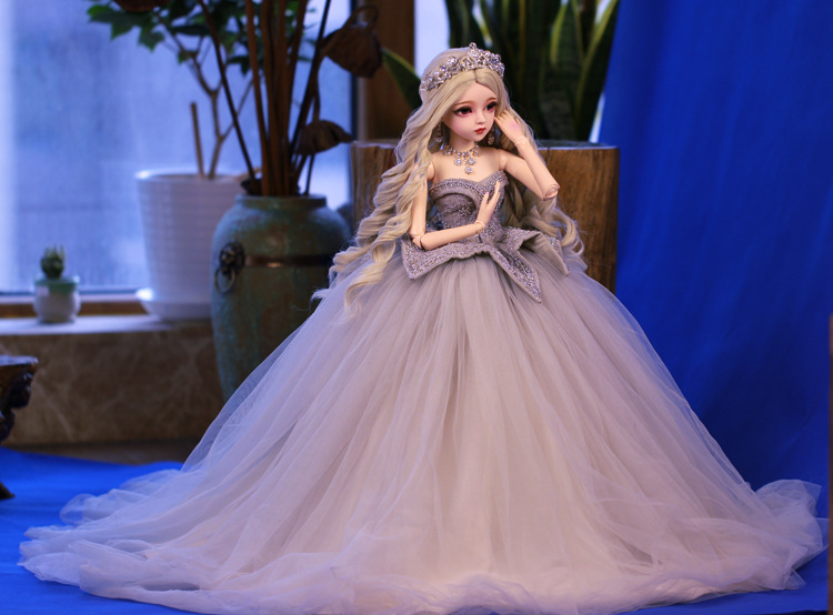 bjd手工娃娃sd凯蒂送女孩生日礼物仿真精致婚纱公主玩具洋娃娃