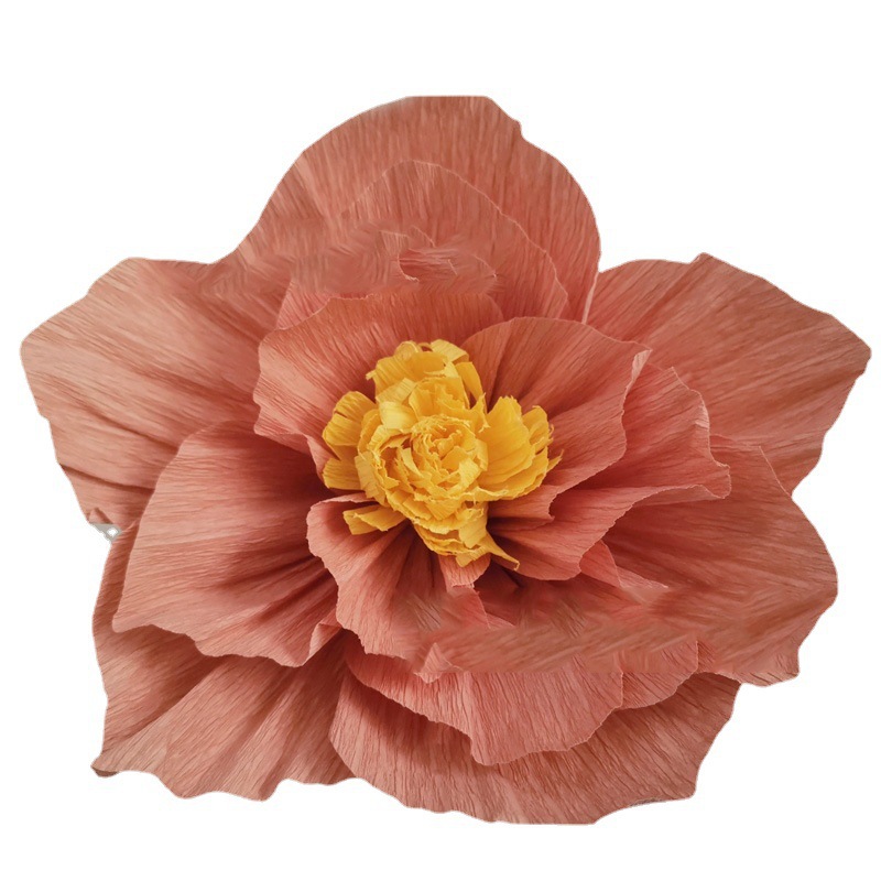 Engagement Wedding Room Pleated Flower Decoration New House Dress up Wedding Party Background Wall Three-Dimensional Paper Flower Layout Supplies