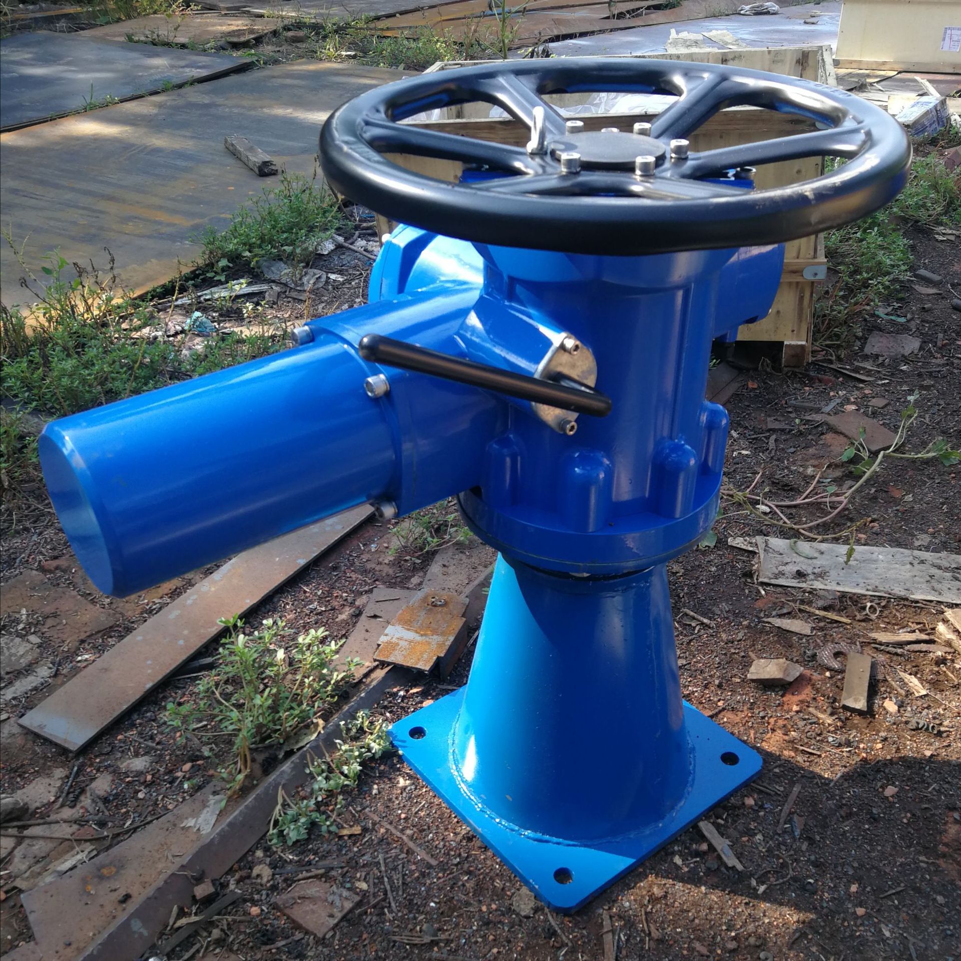 电动阀门启闭机闸门电动执行器推力底座铜螺母不锈钢丝杆防护ip67