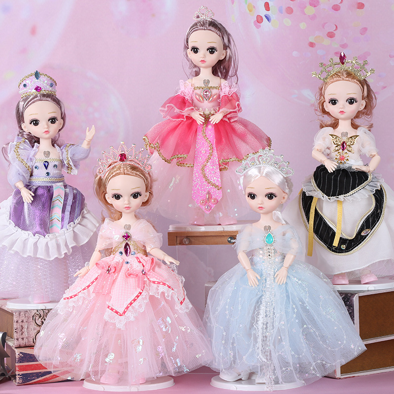 迪美缪莉厂家直销30cm眨眼音乐精品叶儿公主高档洋娃娃女孩礼物