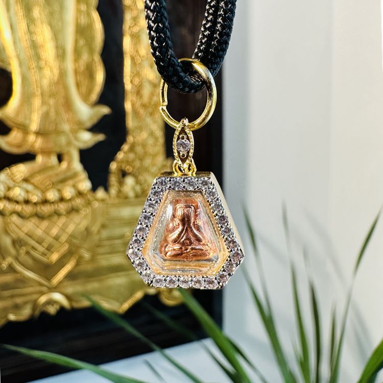 泰国佛牌 掩面佛 必打佛 龙婆卡贤 迷你必打-阿里巴巴