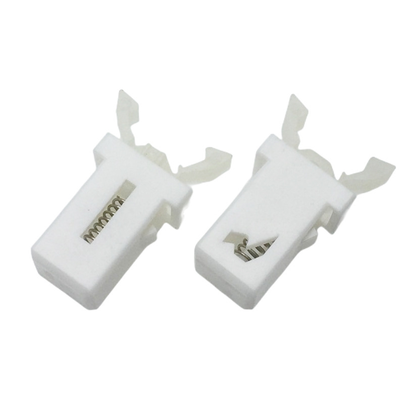 ms垃圾桶塑料门锁开关 自锁开关 弹簧按压式汽车眼镜盒卡扣 白色