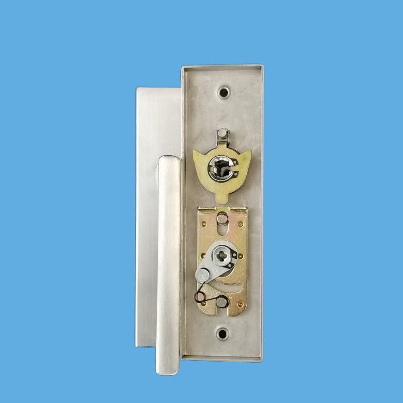 20净化车间门锁无尘车间彩钢板锁洁净室活动房门锁70舌执手锁钥匙