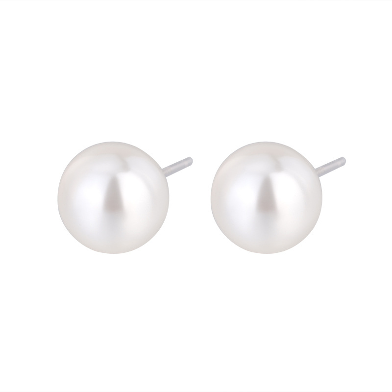 Pearl Earrings S925 Silver Natural Freshwater Pearl Ear Studs Female Elegant Pearl Earrings 2023 New Style Pearl Earrings