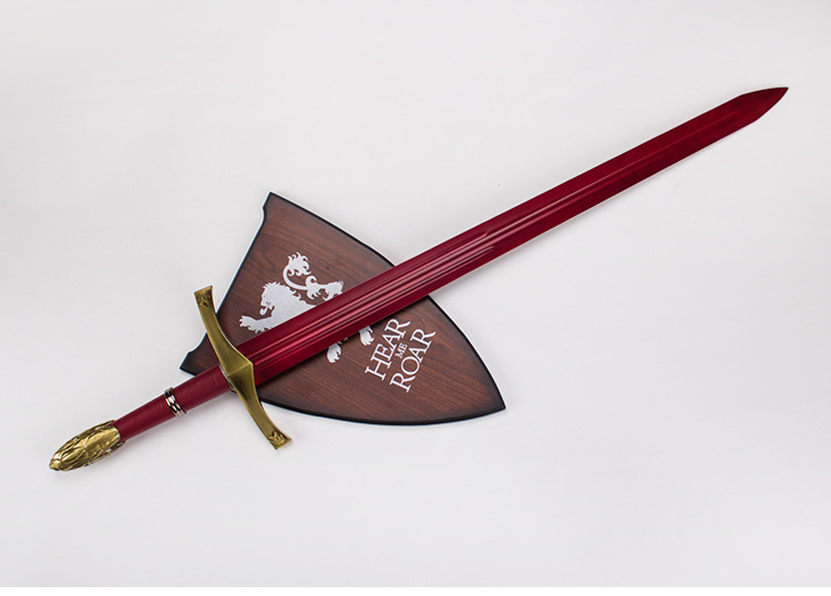 权力的游戏红色守誓剑冰与火之歌布蕾妮詹姆守誓剑西洋剑未开刃