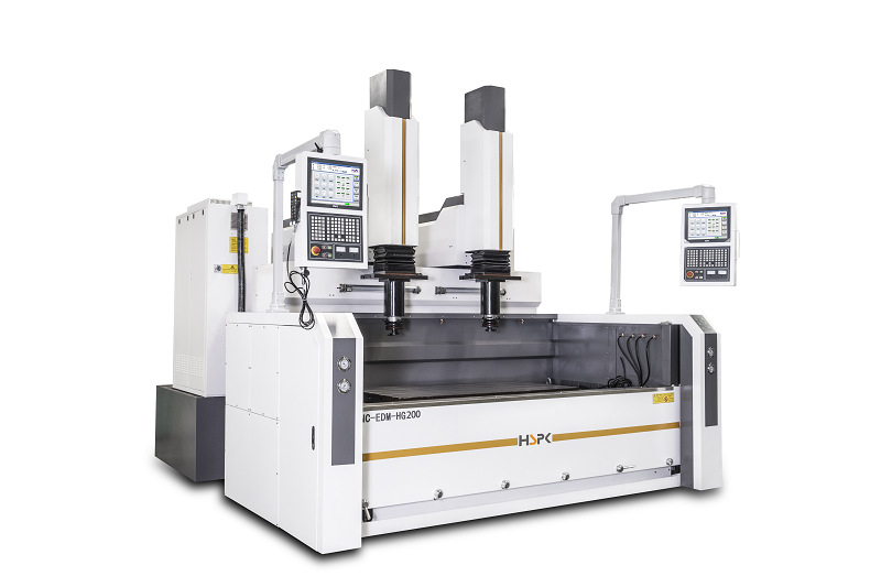 上海汉霸双牛头镜面火花机hg280