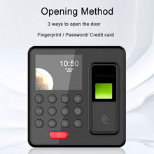 跨境热销新款指纹密码考勤门禁一体机ID IC密码刷卡考勤机打卡机