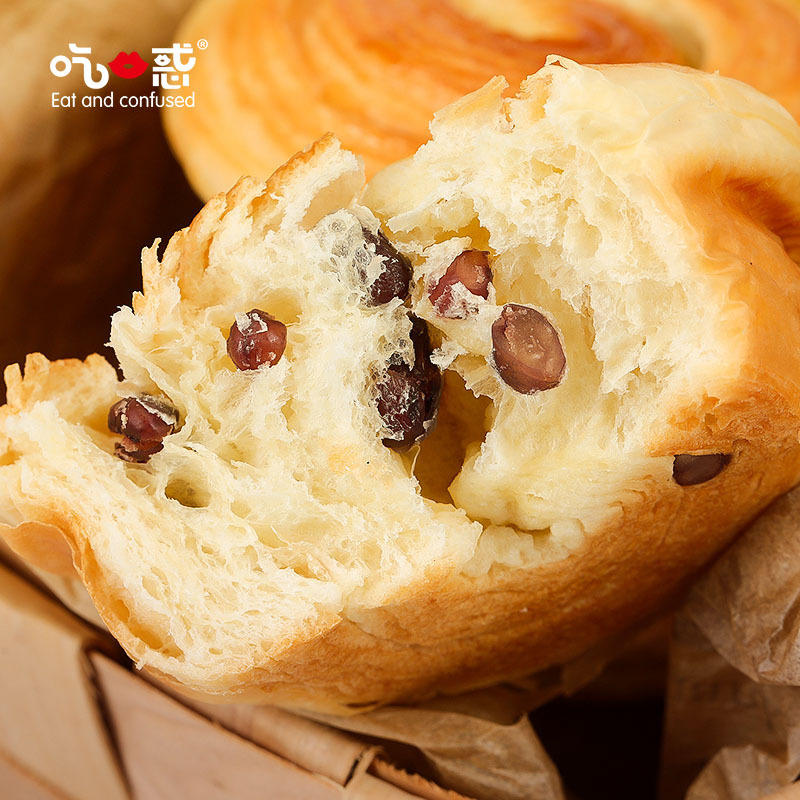 吃惑红豆手撕面包2斤手撕面包早餐整箱速食零食休闲饱腹代餐食品