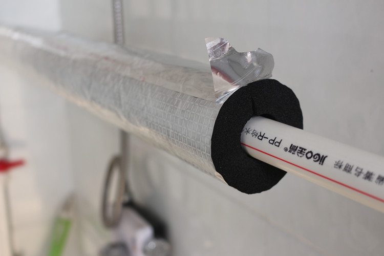 ppr水管镀锌管阻燃开口式橡塑保温管套 太阳能空调消防管道防冻棉