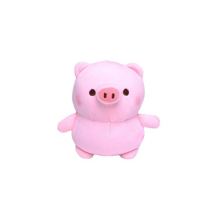 日系卡通动漫可爱呆萌表情包猪猪粉色小猪毛绒玩具公仔 包包挂件