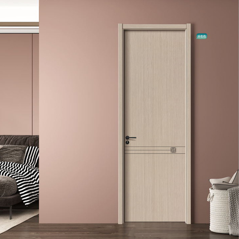 轻奢ins家用木门实木复合隔音门免漆室内卧室门极简静音别墅房门
