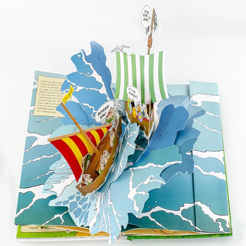 定制印刷3d立体书儿童翻翻书发声书儿童启蒙开发早教科普书籍图册