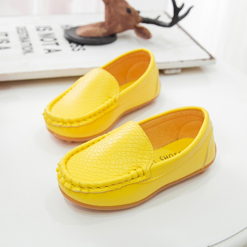 Foreign Trade Children's Leather Shoes Parent-Child Peas Shoes Boys and Girls Pumps Princess Dance Performance Shoes Baby Korean Casual Shoes