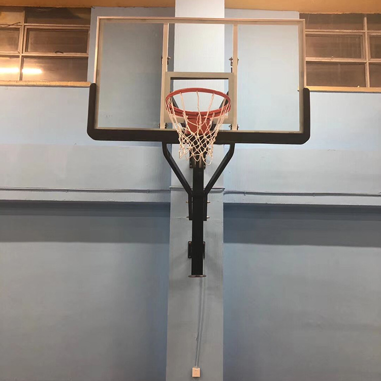 墙壁挂式升降篮球架儿童青少年成人家用墙壁室内外挂墙式篮球架子