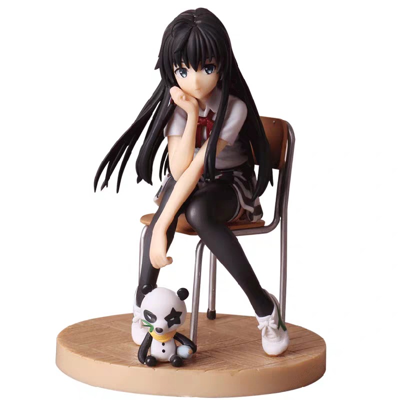 雪乃下雪乃手办电脑机箱汽车摆件压泡面雪乃手办动漫美女模型车饰