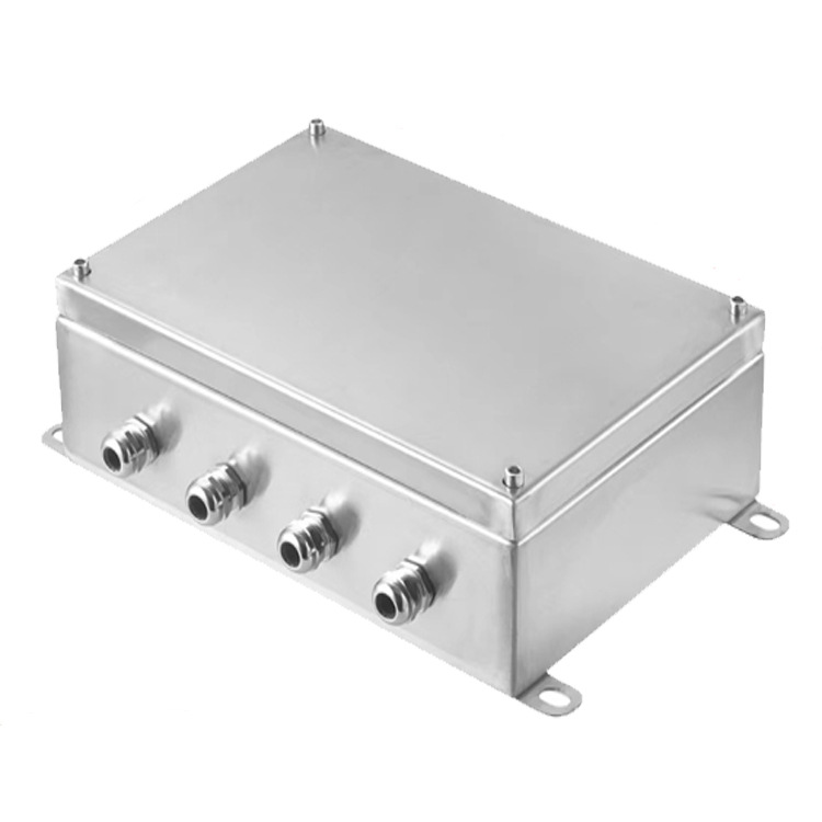 304不锈钢户外防雨水接线盒电缆分线盒三防uk端子盒316定制防护箱