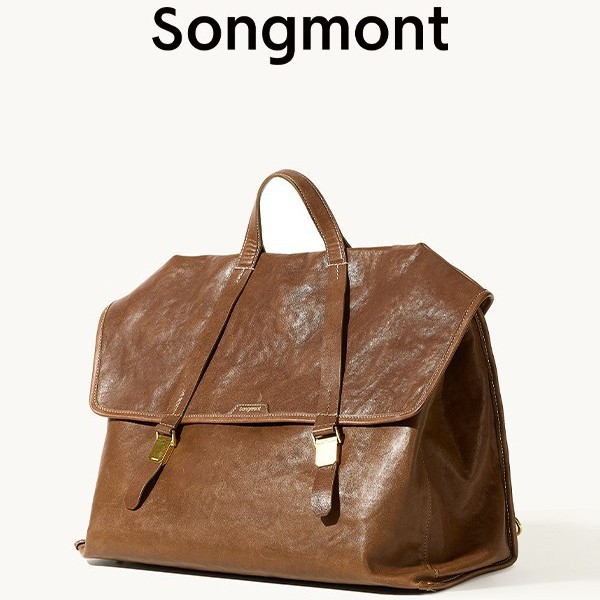 【现货】Songmont山下有松游历公文包山行系列斜挎包植鞣皮双肩包