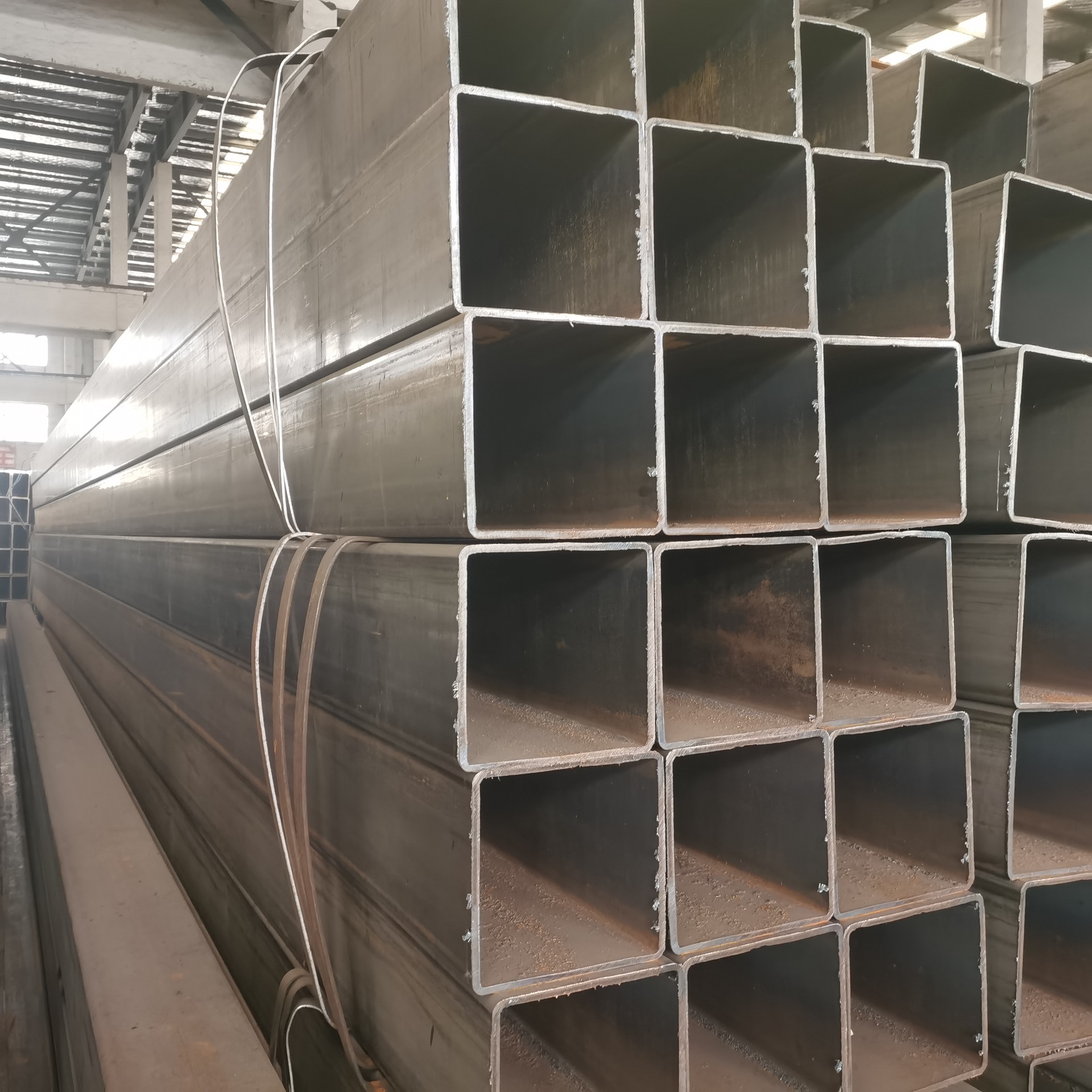 无锡厂家q345b无缝方管q235b大口径厚壁挤压冷拔方管16mm批发