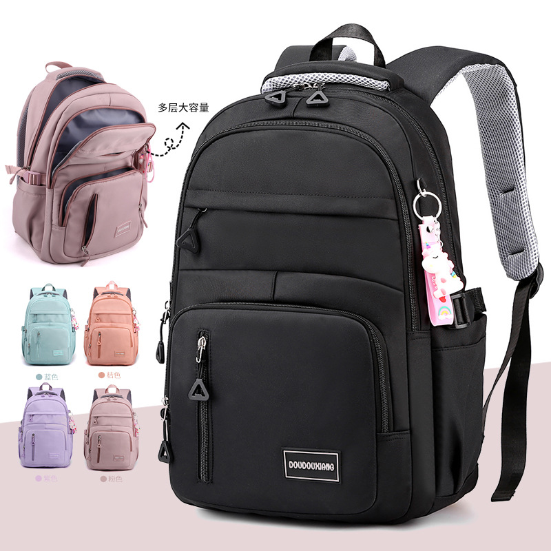 School Season Primary School Student Schoolbag Female Girl Large Capacity Backpack Korean Fashion Oxford Cloth Junior High School Backpack