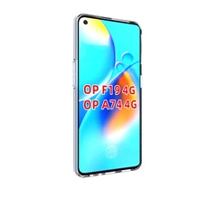 适用于OPPO F19 4G、OPPO A74 4G光面防水印内点纹素材喷油TPU壳