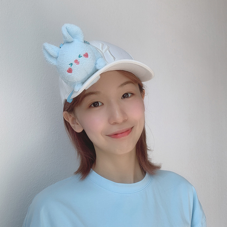 【兰妮诗】创意卡通毛绒磁吸盲袋卡通玩偶新款兔子服装饰品动物